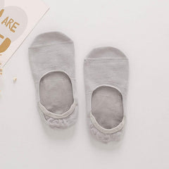 Hautfreundliche Damen Invisible Seiden-Boot-Socken