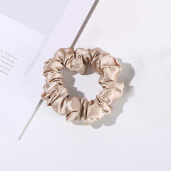 22 Momme 2,5 CM Seidene Haargummi 4er-Set