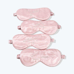 12 Sternzeichen Rosa Seiden-Schlafmaske 22 Momme