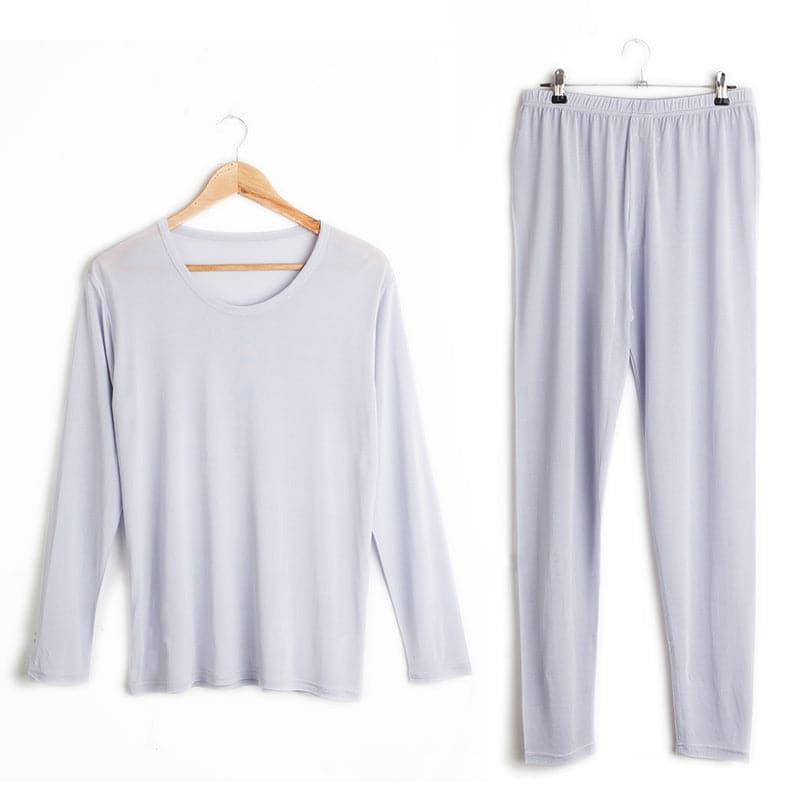 Männer 100% Seide leichtes Thermal-Unterwäsche-Set