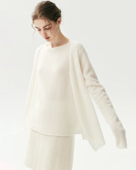 Pullover aus 100 % Kaschmir im Lagenlook mit 2-in-1-Design