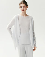 Pullover aus 100 % Kaschmir im Lagenlook mit 2-in-1-Design