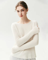 Leichter Pullover aus 100 % reinem Kaschmir