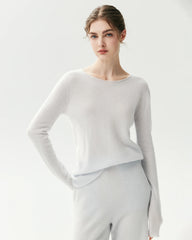 Leichter Pullover aus 100 % reinem Kaschmir