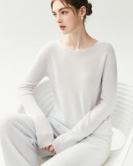 Leichter Pullover aus 100 % reinem Kaschmir