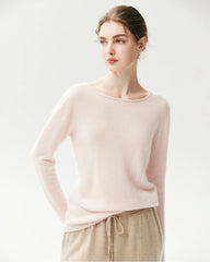 Leichter Pullover aus 100 % reinem Kaschmir