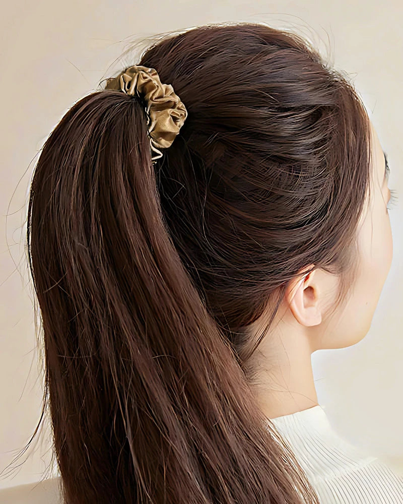 22 Momme 2,5 CM Midi Leicht Seiden-Haarband Scrunchy