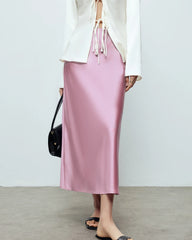 22 Momme Seiden Maxi Rock