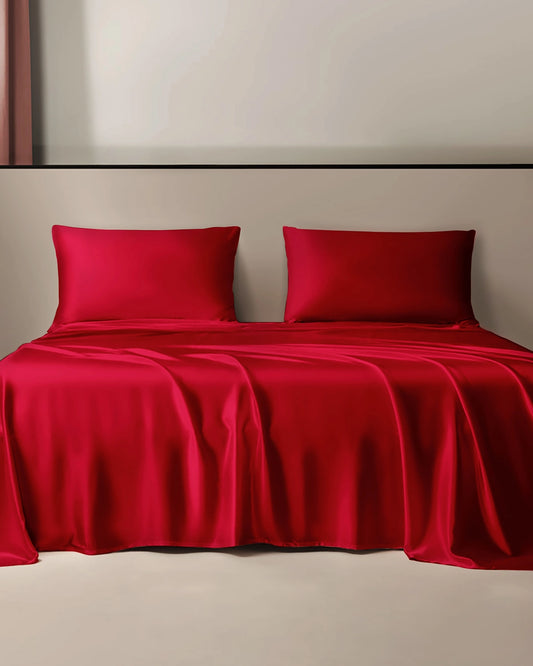 25 Momme 3-teiliges Seiden-Flat Sheet Set