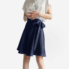 22 Momme eleganter Seiden-Rock