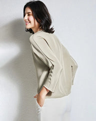 30 Momme Lockere Seidenbluse