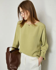 30 Momme Lockere Seidenbluse