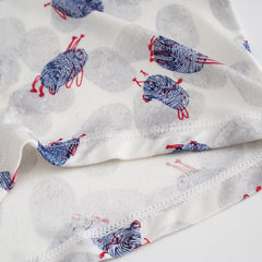 Seiden-Boxer-Shorts für Herren mit Gemäldedesign