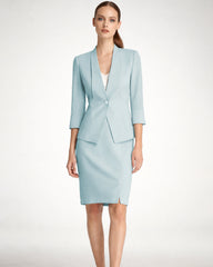 40 Momme Seidenblazer für Damen mit 3/4-Ärmeln