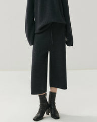 Kaschmir-Woll-Set mit Kapuzenpullover und Hose