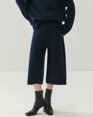 Kaschmir-Woll-Set mit Kapuzenpullover und Hose