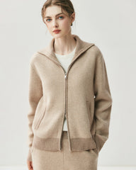 Kaschmir-Woll-Strickjacken-Set für Damen