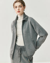 Kaschmir-Woll-Strickjacken-Set für Damen