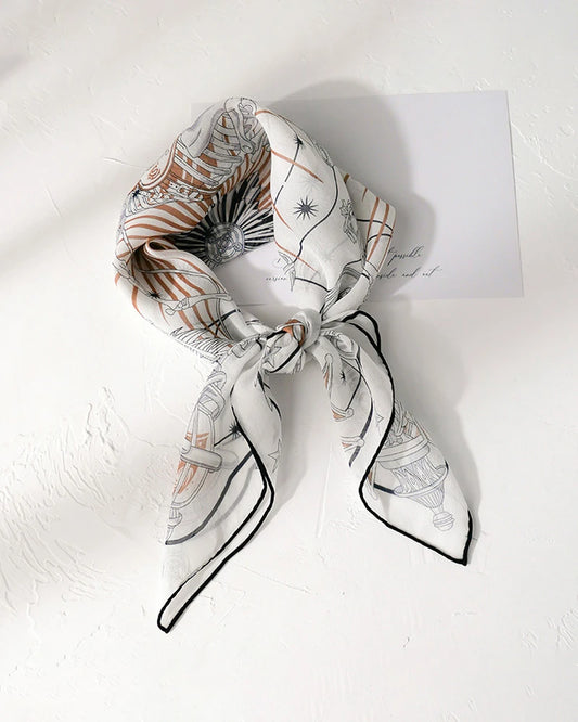 Chorus Stellarum Seiden-Quadratschal