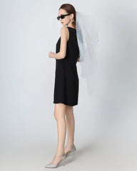 40 Momme A-Linie Seidenkleid