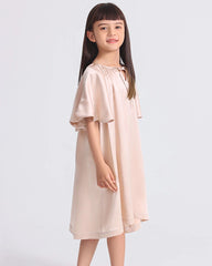 Mädchen-Schlafkleid mit Fledermausärmeln