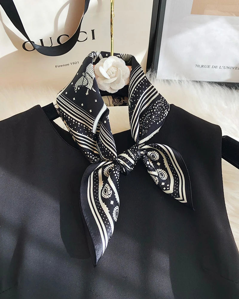Seidentuch mit Equestrian-Paisley-Muster
