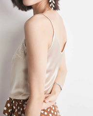 Seiden-Camisole Damen – Zarte Spitze & Luxuriös