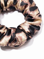 Leopard populäre Seiden-Haargummis, Scrunchy