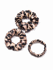 Leopard populäre Seiden-Haargummis, Scrunchy