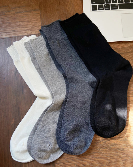 Herren Cashmere-Mix Socken mit 90°-Ferse