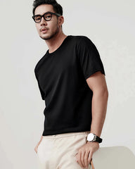 Herren Seidenjersey T-Shirt – Relaxed Fit