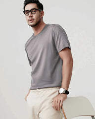 Herren Seidenjersey T-Shirt – Relaxed Fit