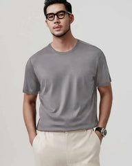 Herren Seidenjersey T-Shirt – Relaxed Fit