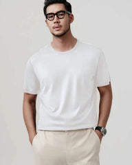 Herren Seidenjersey T-Shirt – Relaxed Fit