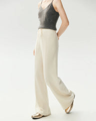 Merinowoll-Strickhose mit geradem Bein