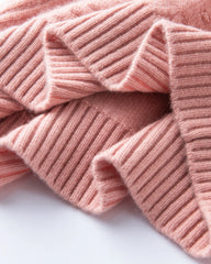 Rollkragen-Pullover aus Kaschmir mit Rautenmuster