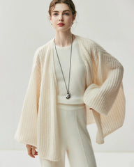 Oversize-Seide-Kaschmir-Cardigan