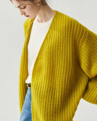 Oversize-Seide-Kaschmir-Cardigan