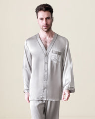 2-teiliges Männer Reines-Pyjama-Set