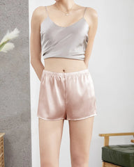 Satin Seide Damen Leggings Unterhosen Shorts