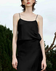 Seiden-Camisole mit Scoop-Ausschnitt