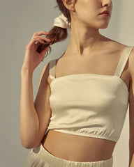 Seiden Crop-Tank-Top