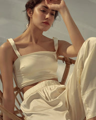 Seiden Crop-Tank-Top