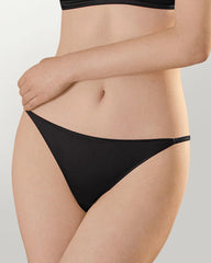 Seiden-Triangle-Bralette und V-String-Slip-Set