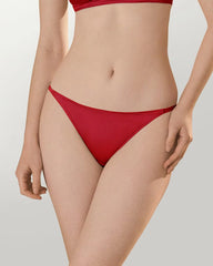 Seiden-Triangle-Bralette und V-String-Slip-Set