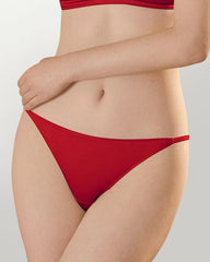 Seiden-Triangle-Bralette und V-String-Slip-Set