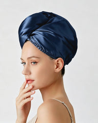 Wende-Bademantel aus Seidenvelours