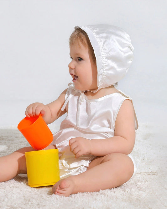 Ärmellose Baby Seiden-Einheitsanzüge