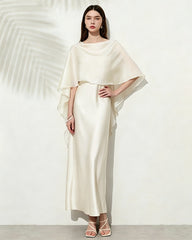 100 % Seidenchiffon Anlass-Schal