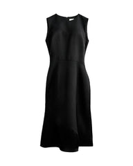 Elegantes Triacetat-Midikleid mit asymmetrischem Schnitt